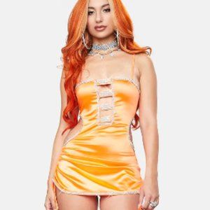 (SOLD) Dolls Kill x Yung Reaper Juicy Rhinestone Dress